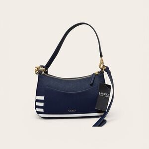 Lauren Women’s Ralph Lauren Leather Stripped Den
Medium Danni Bag.